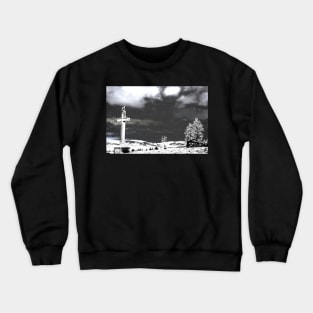 Kreuz Negativ / Swiss Artwork Photography Crewneck Sweatshirt